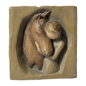WILLOW TREE 2005 Quiet Strength Wall Plaque ALWAYS THERE FOR ME Susan Lordi Art